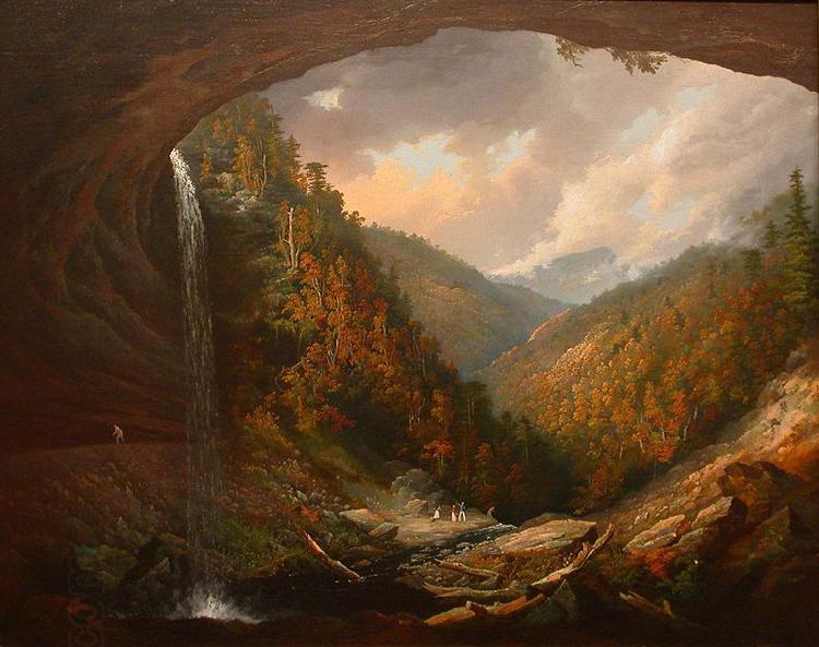 unknow artist Cauterskill Falls on the Catskill Mountains oil painting picture